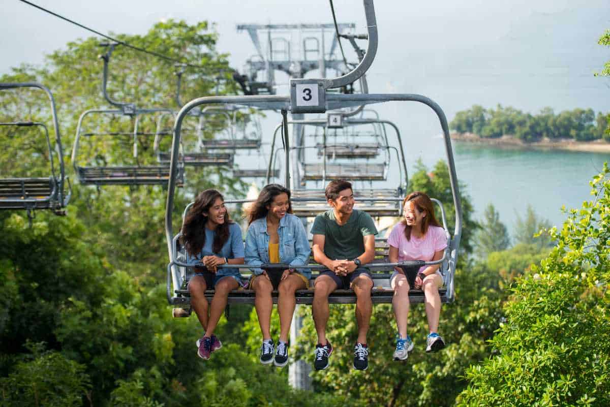 Sentosa Island Tour - Cable Car, Luge & Skyride, Wings Of Time 1st Show with Shared basis