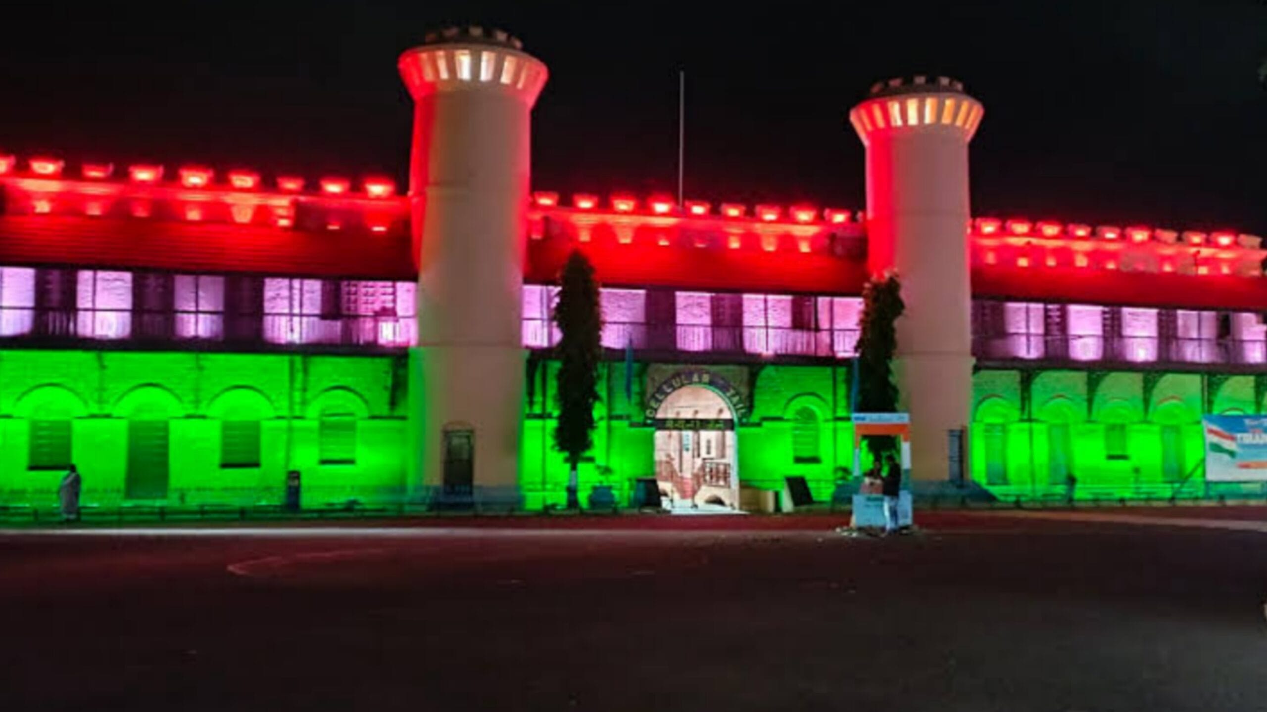 Light and Sound Show At cellular Jail