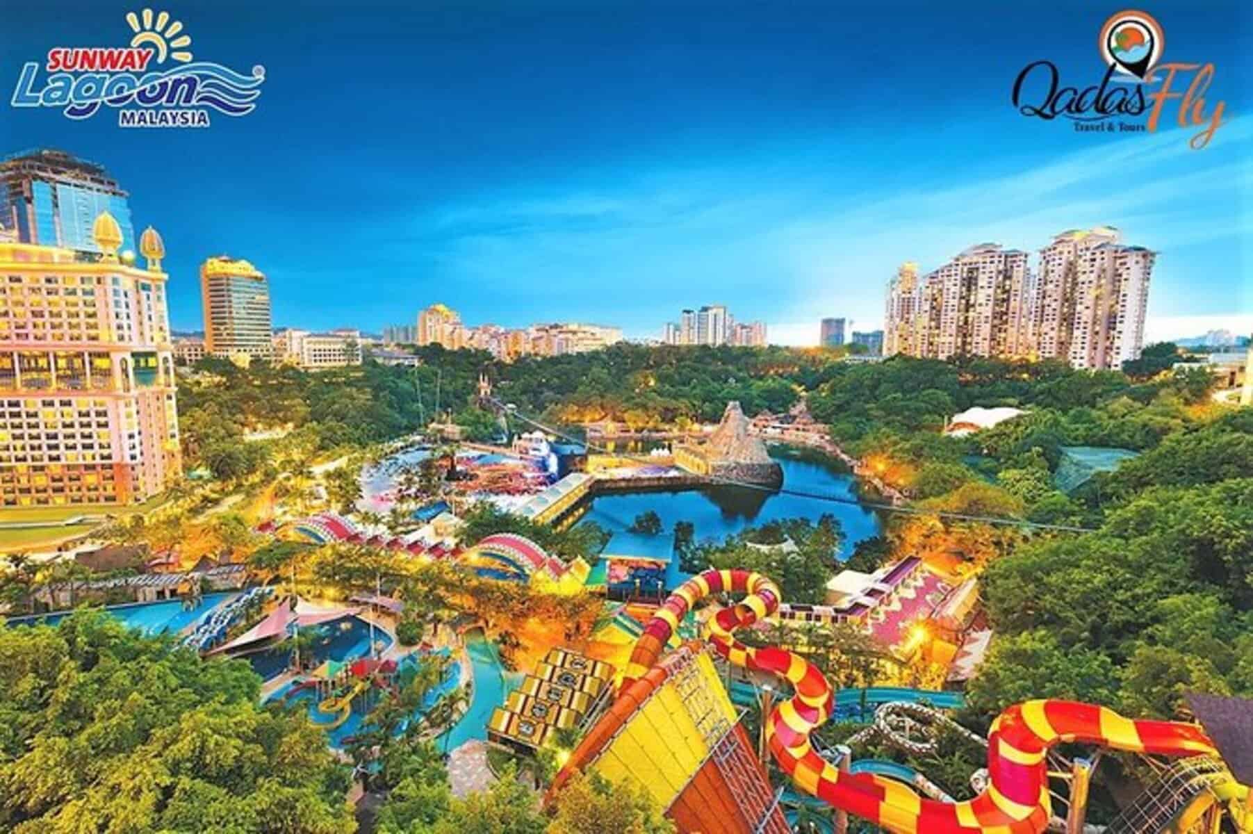 Roundtrip private transfers to Sunway Lagoon Theme park with standard tickets included
