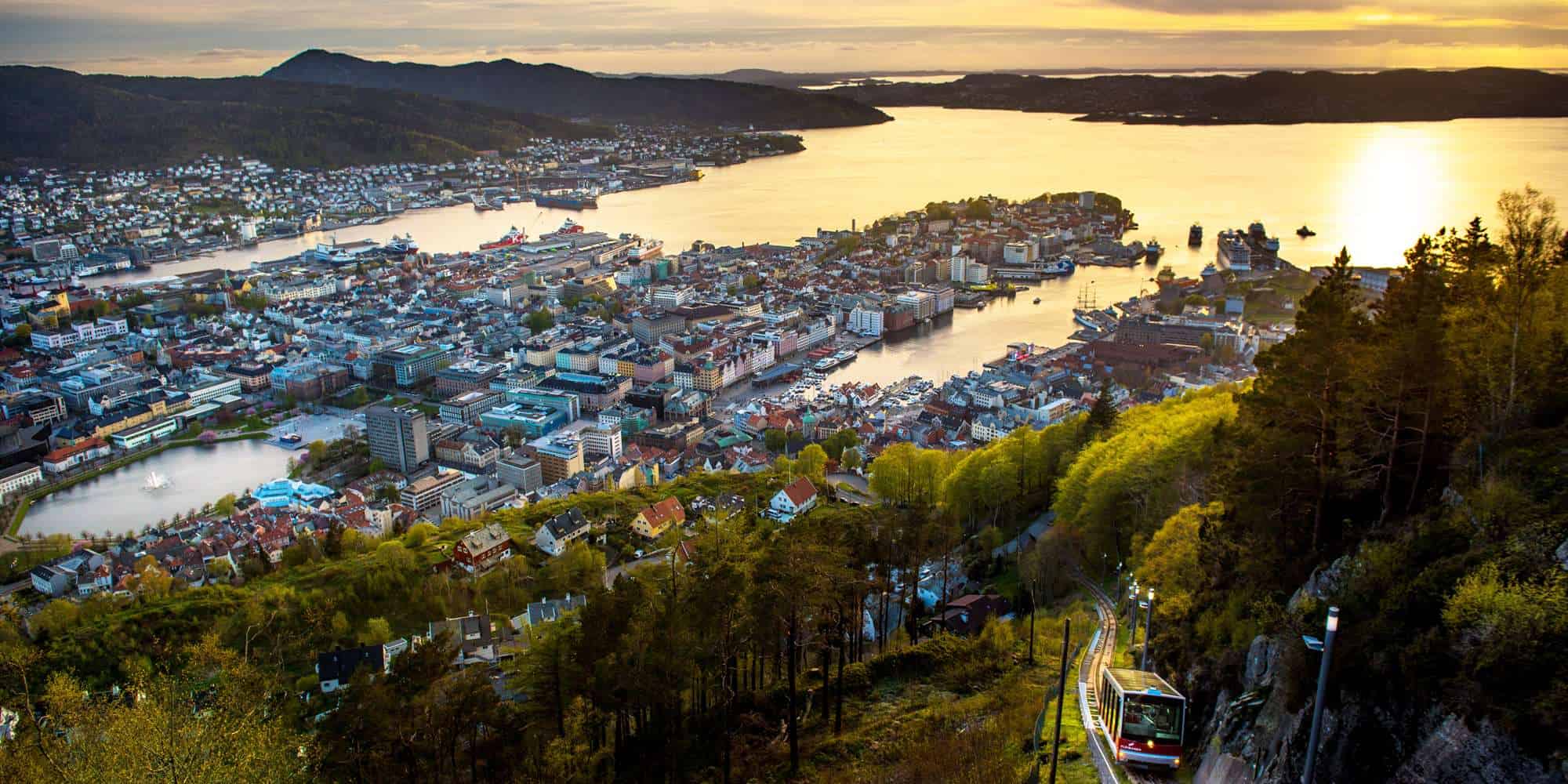 Bergen Walking Tour & Floien Funicular