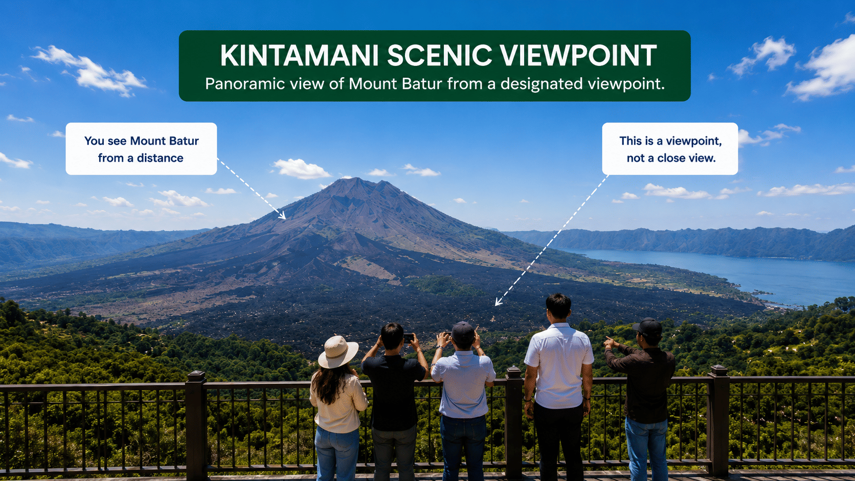 Kintamani Scenic Viewpoint – Panoramic View of Mount Batur Volcano & Ubud Highlights Private Tour with My Swing Bali and Lunch
