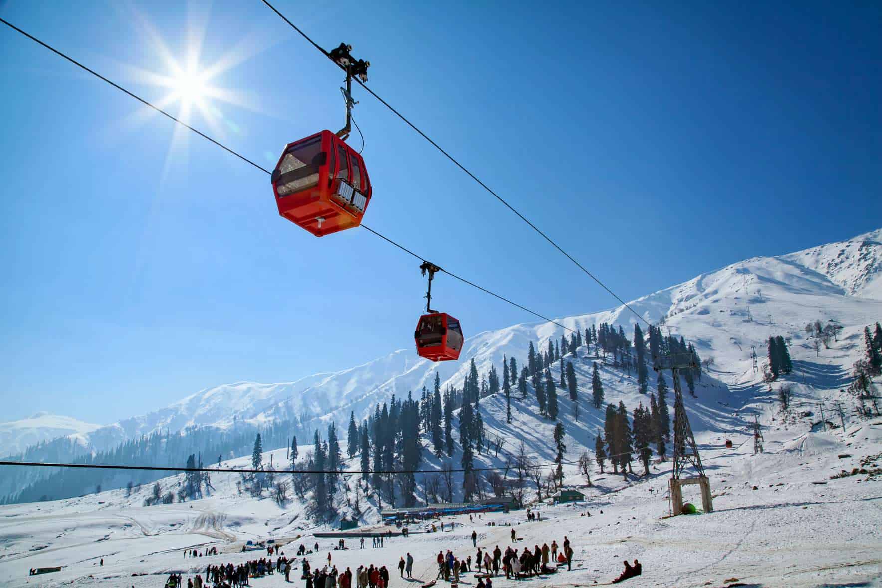 En route Pahalgam to Gulmarg - Gondola, Drung Falls & Local Sightseeing