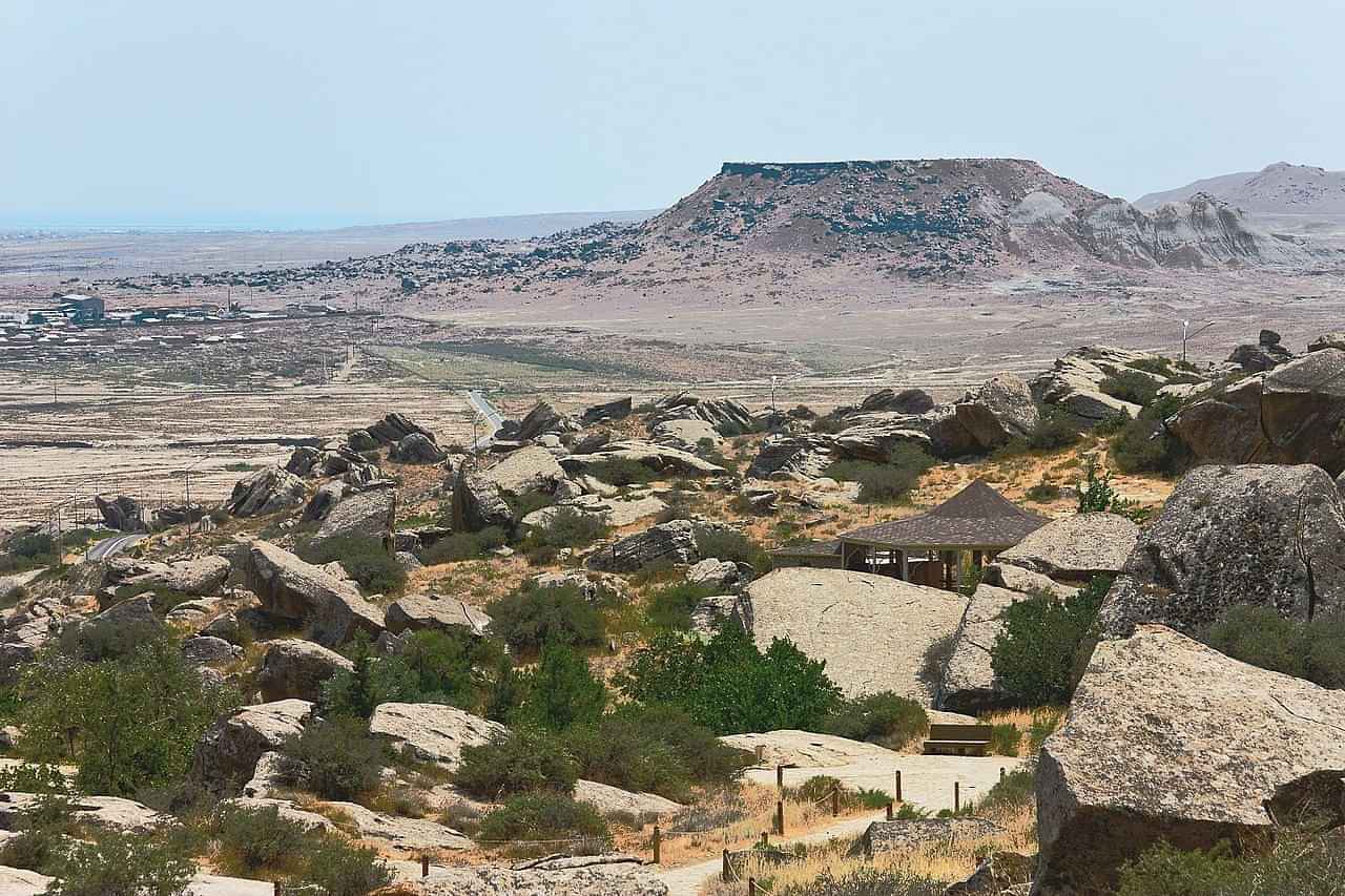 Gobustan Tour (Mud Volcano, Rock Petro Glyph , Lada Car) ( Fixed Itinerary )