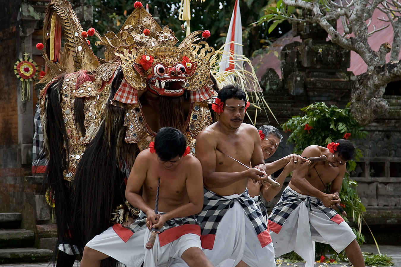 Ulun danu Temple Bedugul and Leke Leke Waterfalls