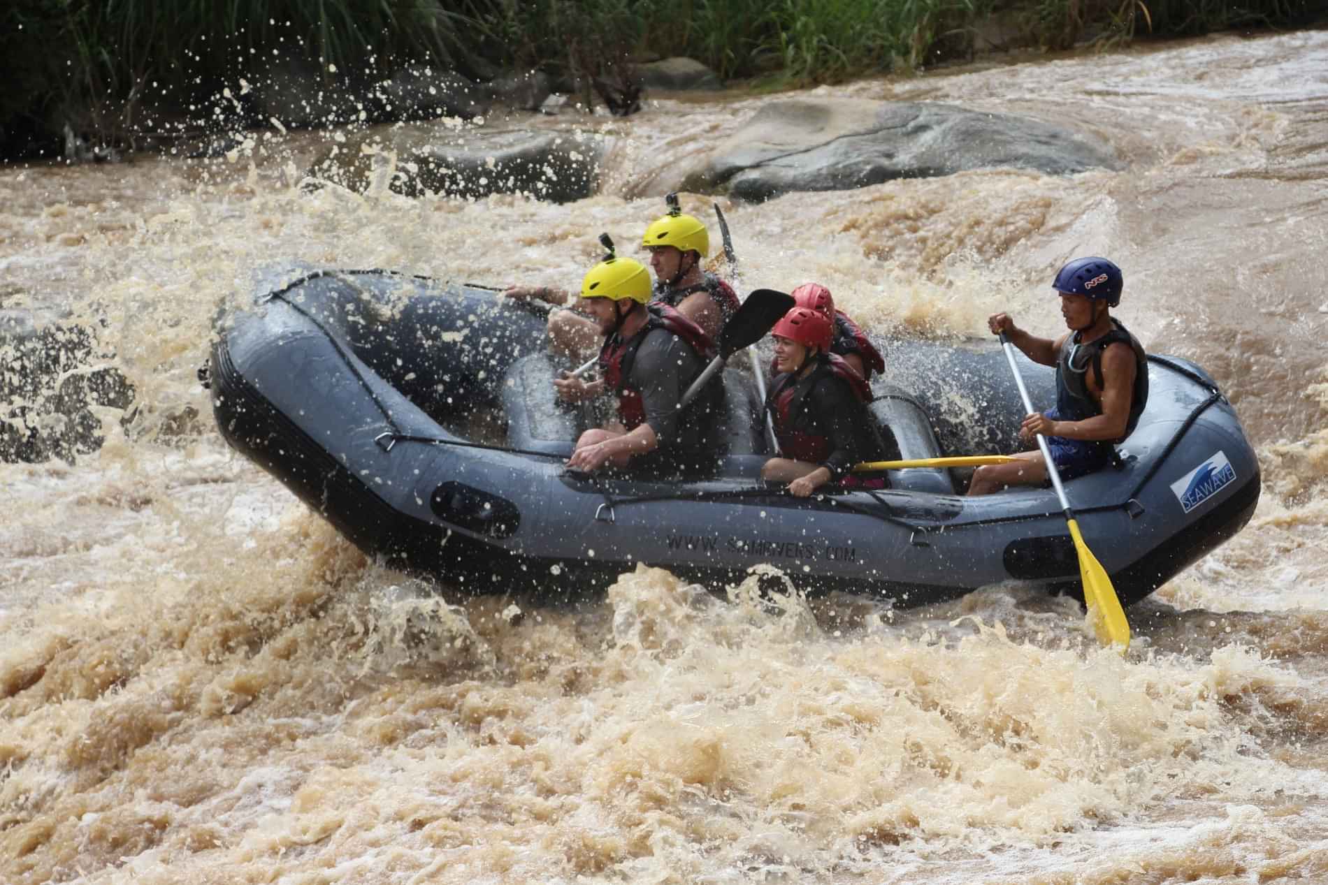 Rafting 5 Km + Lunch + Monkey Cave + Waterfall