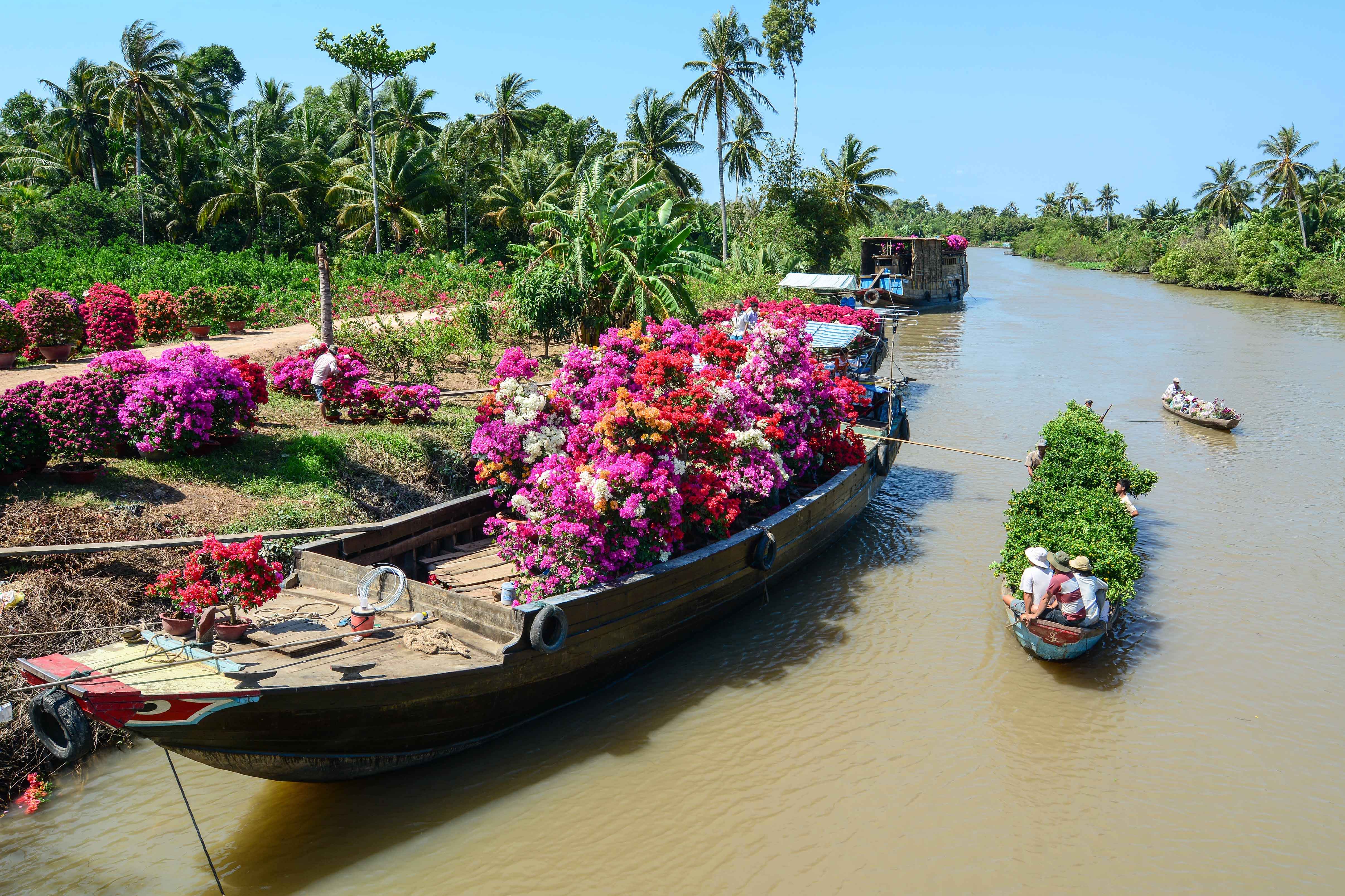 Mekong Delta , My Tho and also visit VInh Trang pagoda Full Day Excursion with Lunch