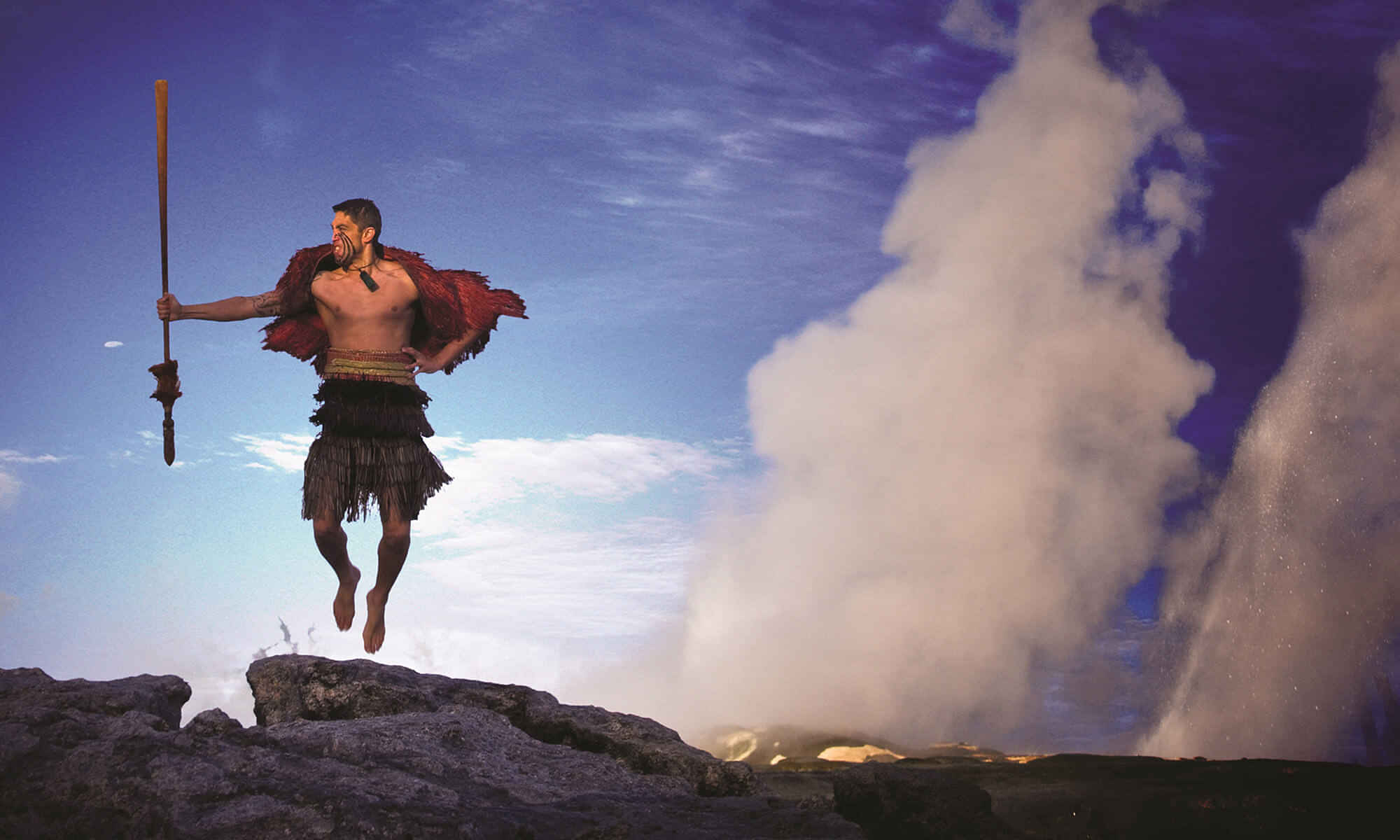 Evening Maori Cultural Performance and Geyser Experience from Rotorua