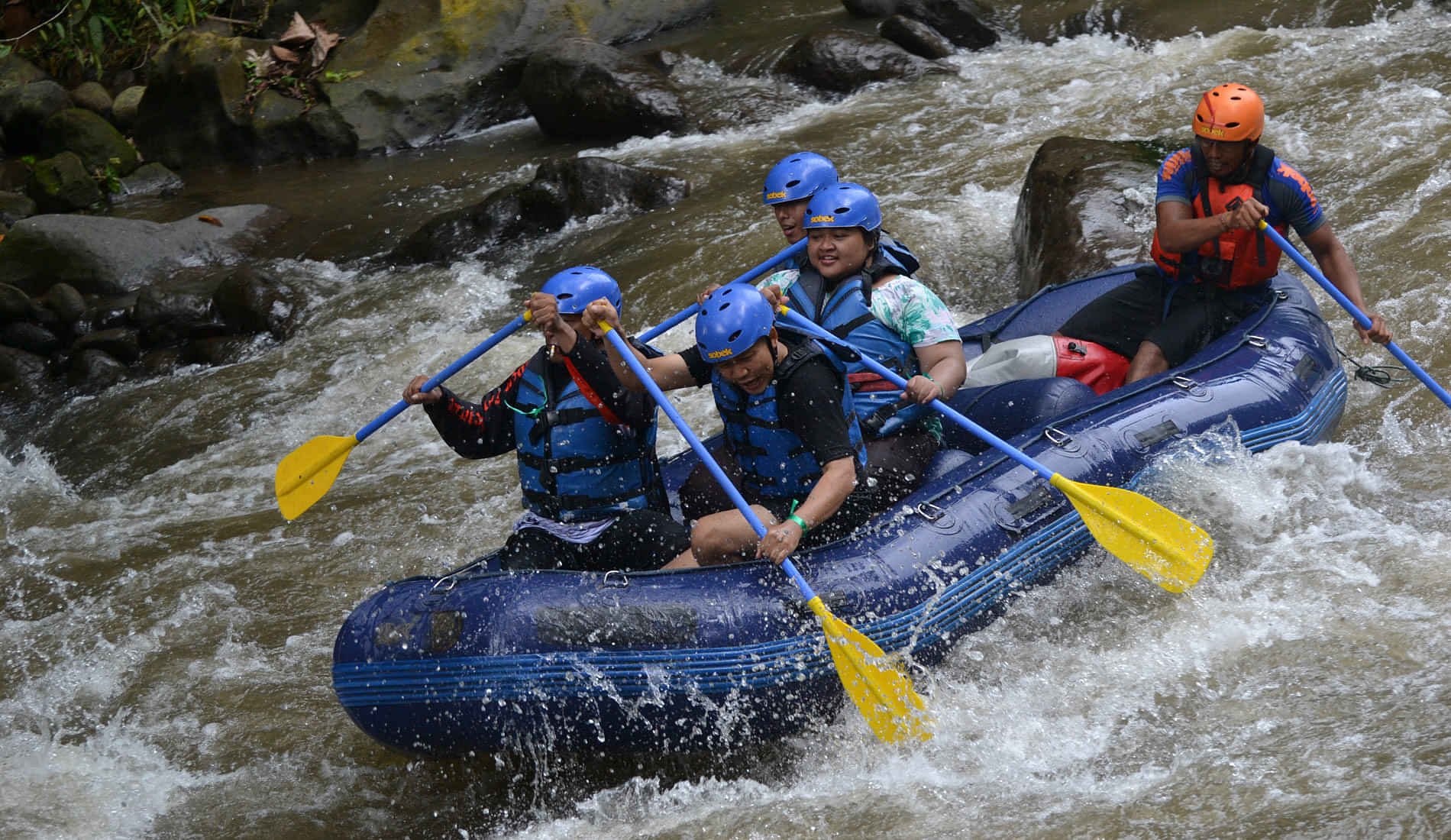 Thrilling White Water Rafting Adventure at Ayung River, Ubud at Alaska Rafting