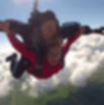 Tandem skydiving adventure exposed to brilliant views of the city(SELF EXPLORATION)