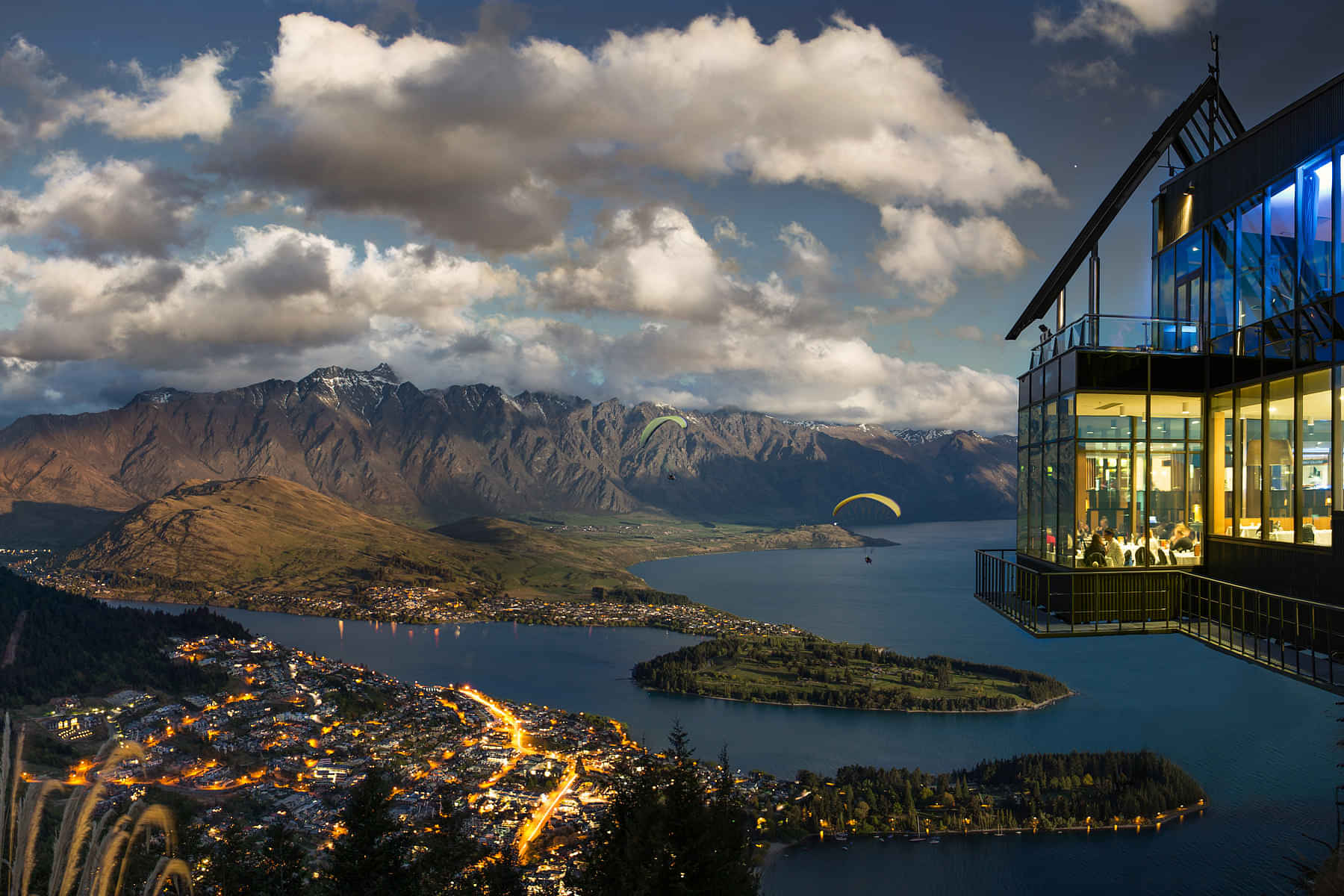 Stunning views & exhilarating speeds above Queenstown at Skyline Gondola with Luge ride