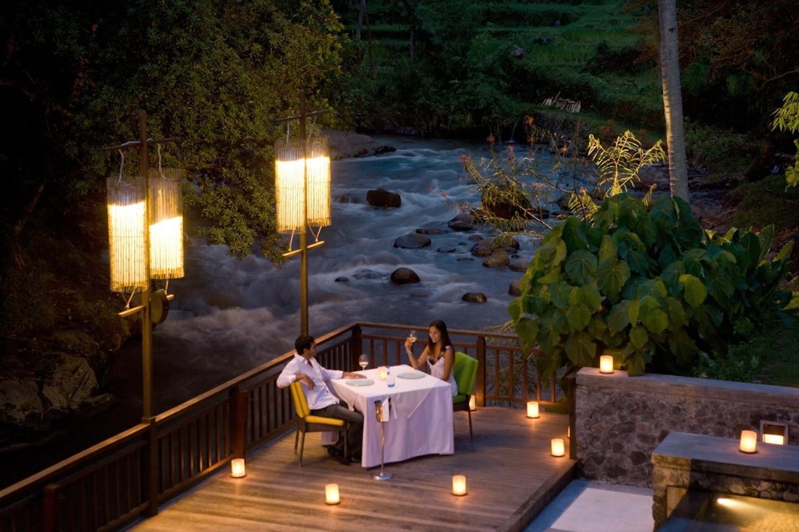 Swept away Candlelight Dinner at Samaya Ubud with Private transfer-per couple