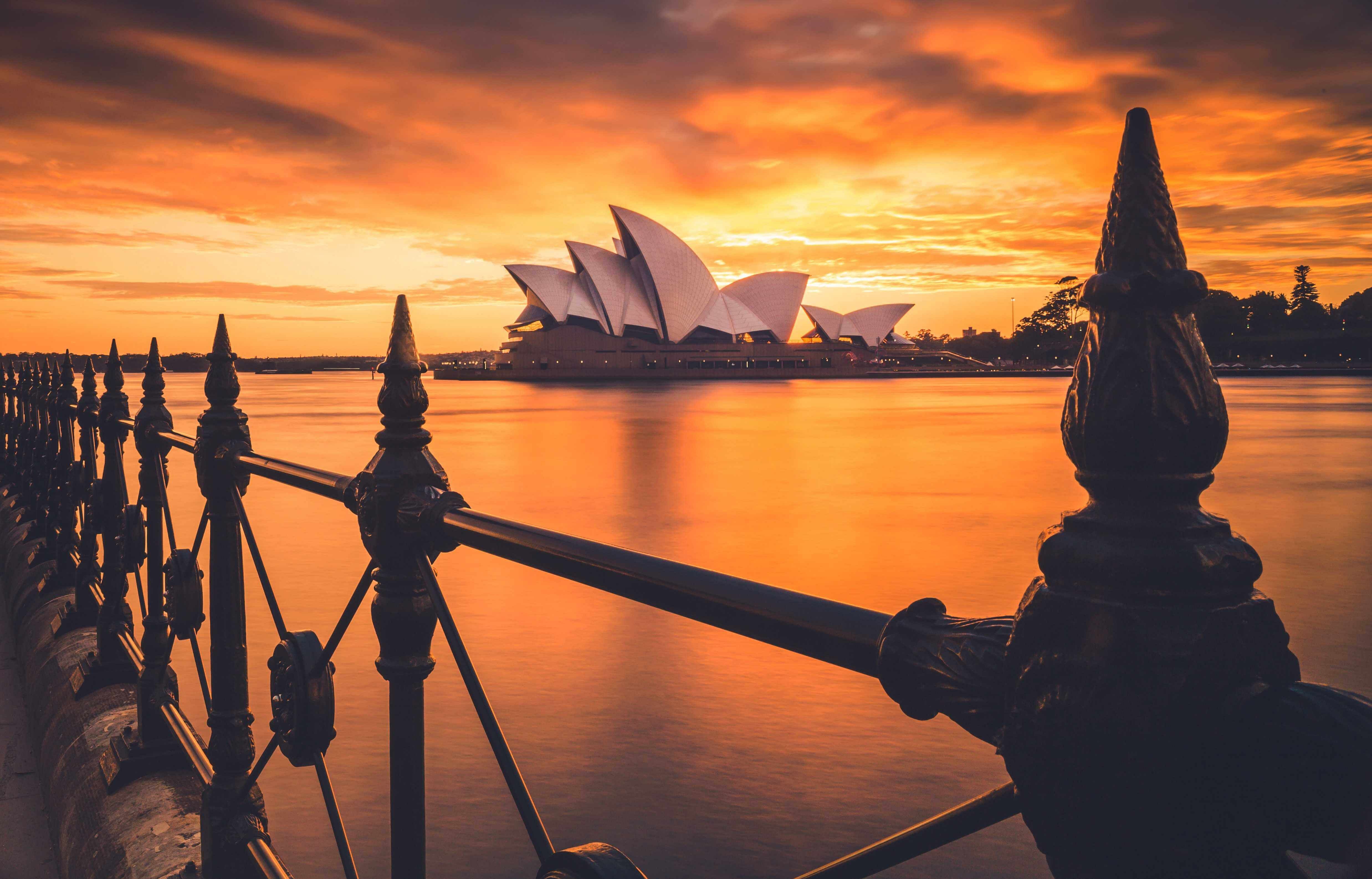 The Sydney Opera House was built in 1973 and is a UNESCO World Heritage site.
