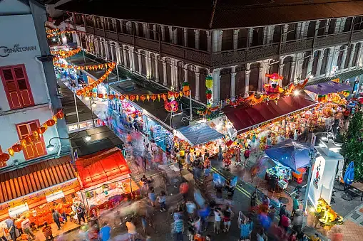 China town in Singapore