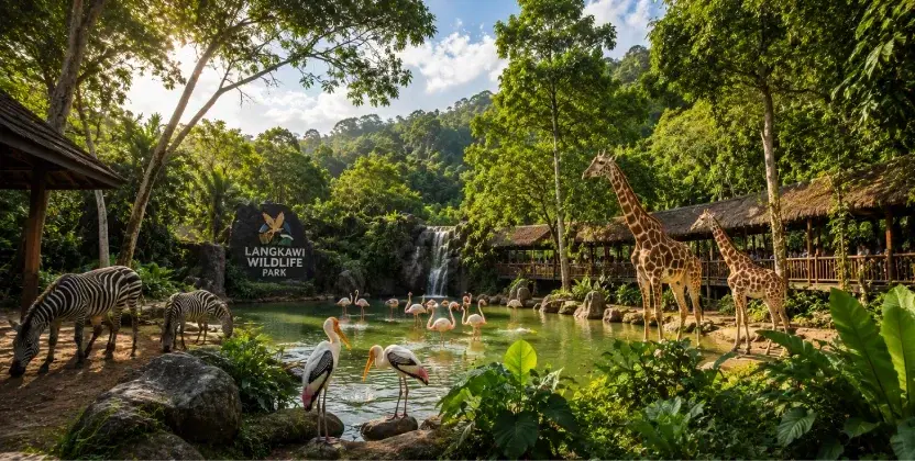 Witness the animals in their natural habitat in Langkawi wild life park