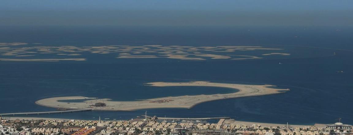 Ariel view of The World Islands