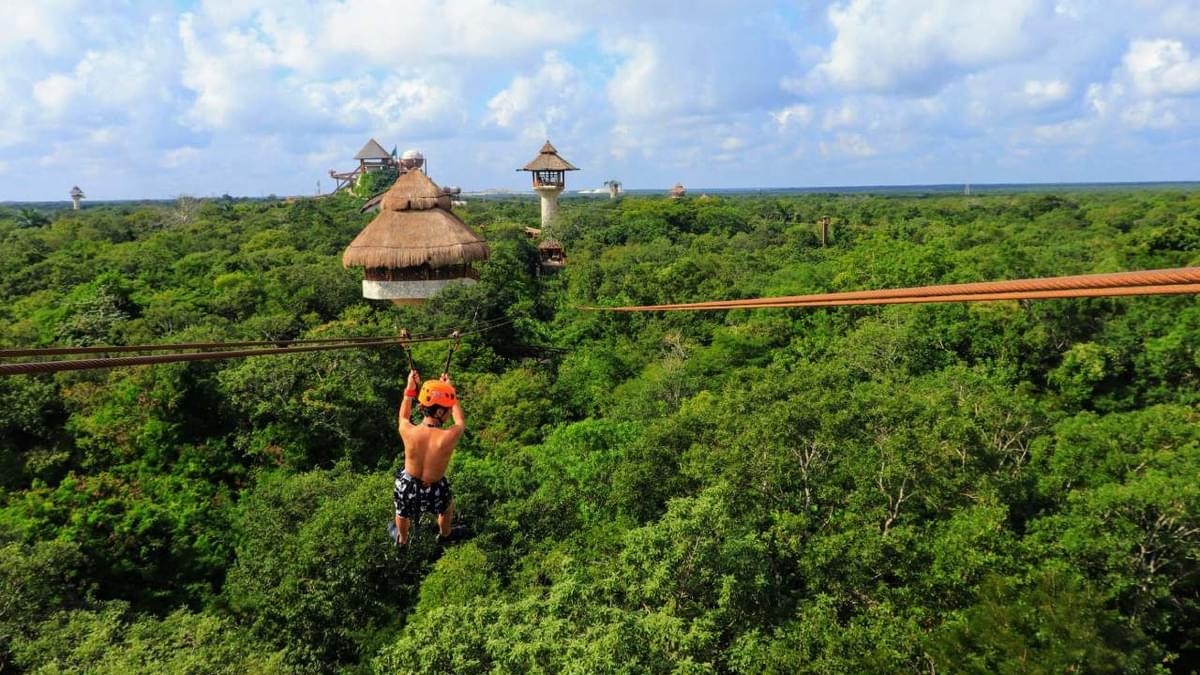zipliniing in thailand