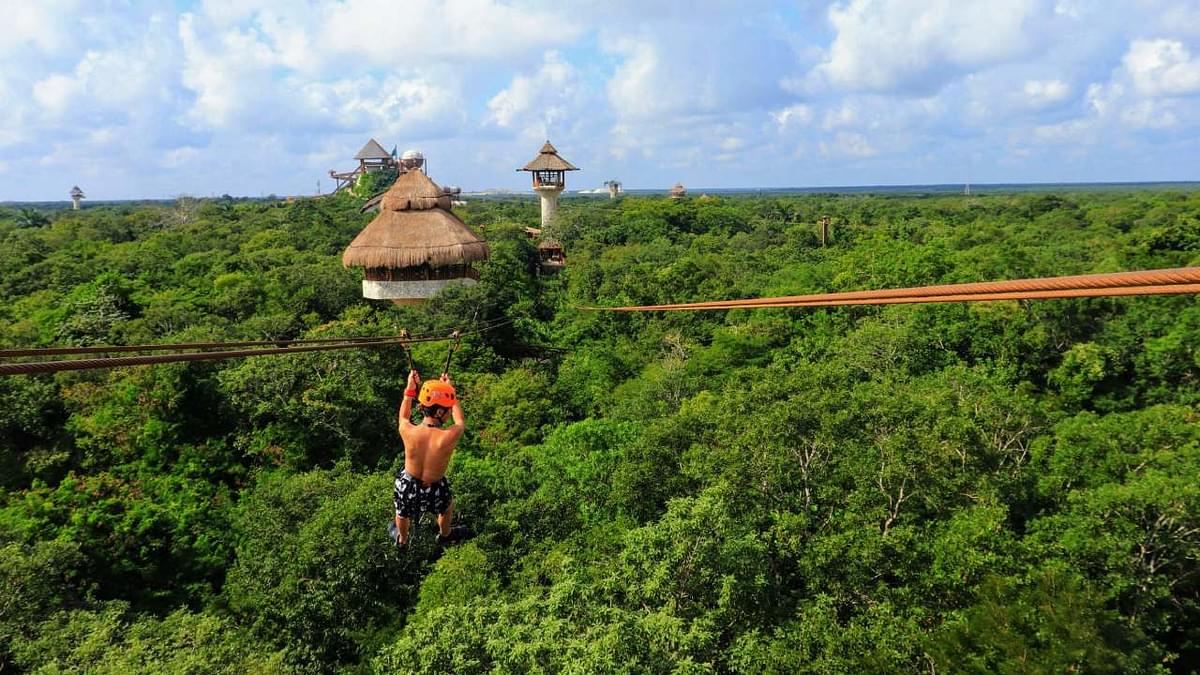 zipliniing in thailand